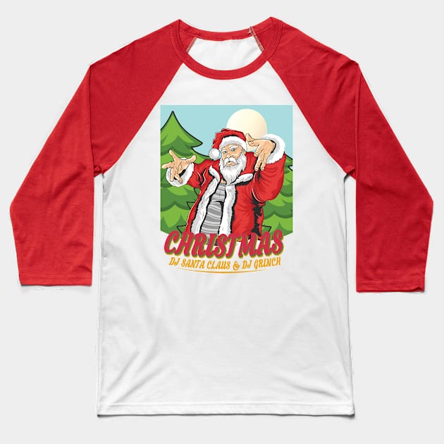 funny christmas Dj Baseball T-Shirt by joyTrends